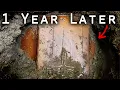 Digging Up a Grave One Year After Burial
