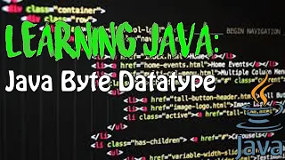 LEARNING JAVA Byte Datatype