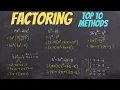 The only FACTORING you will ever need