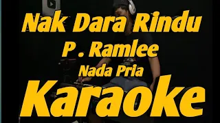 nak dara rindu karaoke p ramlee nada pria melayu versi korg pa 700