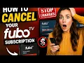 How to cancel your FuboTV subscription