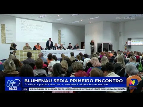 Blumenau sedia primeiro encontro: audiência pública discute o combate à violência nas escolas
