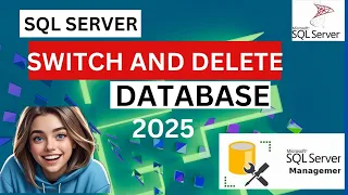 How to drop delete a database in SQL Server Management Studio SSMS SQL Tutorial