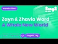 Download Lagu A Whole New World Piano Karaoke Instrumental ZAYN & Zhavia Ward