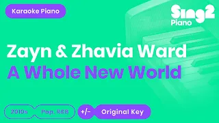 Download A Whole New World - Aladdin | ZAYN, Zhavia Ward (Karaoke Piano) MP3