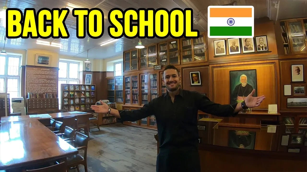 Foreigners invade a PRIVATE INDIAN SCHOOL This is Main Hoon Na Movie School