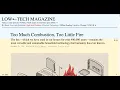 Lagu 0039 — LOW←TECH MAGAZINE. Too Much Combustion, Too Little Fire
