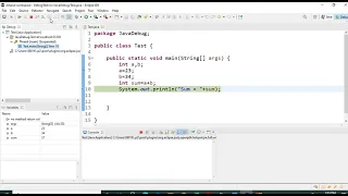 Debugging Java Code Using Eclipse IDE