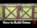 How to Make Timber Gates with Half Lap Joints
