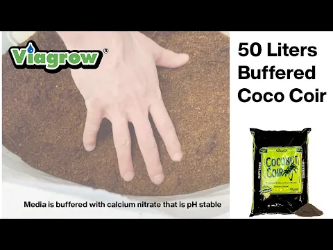 Download MP3 Viagrow Coco Coir, 50 Liter Bag of Ready to Use Premium Buffered Media