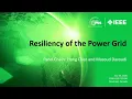 Resiliency of the Power Grid Extreme Events Renewable Energy Grid Planning IEEE PES 2026