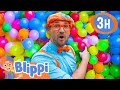 Download Lagu Blippi's Colorful BALLOON ADVENTURE! |  Blippi and Meekah Best Friend Adventures | Educational Video