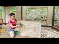 Download Lagu Upgrading the House Frame with Spray Paint \u0026 Wood Wall Panels | Forest Life Cabin – LTtivi