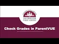 How to Check Grades in ParentVUE