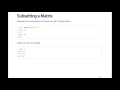 R subsetting matrices