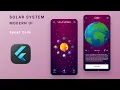 Flutter Solar System Modern UI - Speed Code Source Code Github