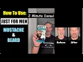 How To Use Just For Men Mustache Beard Color Dye