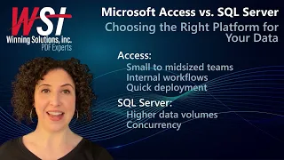 Microsoft Access vs SQL Server Choosing the Right Platform for Your Data