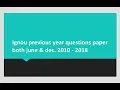 IGNOU M COM 2ND YEAR MCO 3 PREVIOUS YEAR QUESTIONS PAPER 2010 2017