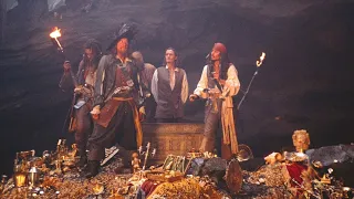 كنز ملعون أى حد يسرق منه قطعة ذهب واحده بيتحول لهيكل عظمى ملخص Pirates Of The Caribbean 1 
