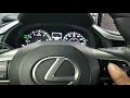 2017 LEXUS RX 350 HOW TO RESET OIL LIGHT