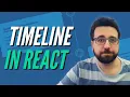 Simple Timeline for your Portfolio Website React Tutorial
