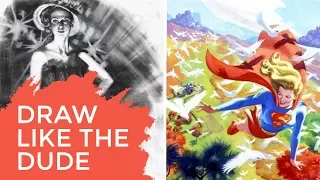 how to draw like steve rude master illustrator u0026 comic artist 1of2