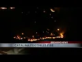 Wildfire burning near Mt Lemmon