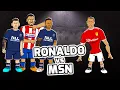 RONALDO vs MSN Feat Messi Neymar Suarez and more Football Challenges