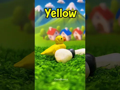 Five Little Ducks 🐥 Learn Colors and Numbers! 🌈 #shorts