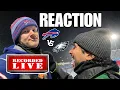 LIVE Buffalo Bills vs Philadelphia Eagles fan REACTION to insane Week 17 battle