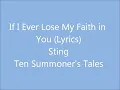 If I Ever Lose My Faith (In You) (Lyrics)