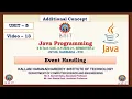 JAVA Unit 5 Event Handling 13