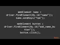 Mastering Selenium WebDriver 3 X Test Automation Intro to WebElement Interface packtpub com