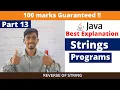Reverse of string in Java ICSE computer Java ICSE programs Important java programs