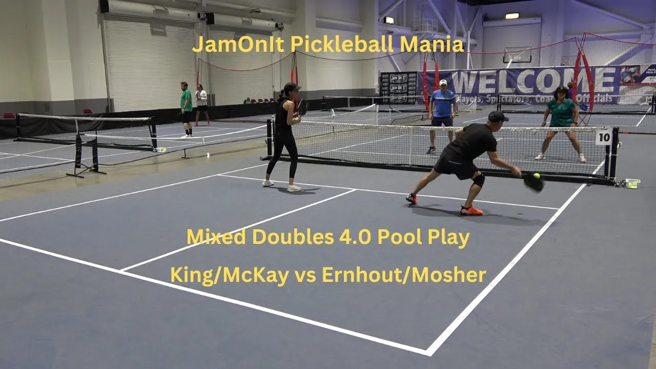 JamOnIt Pickleball Mania Mixed Doubles 4.0 King/McKay vs Ernhout/Mosher