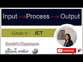 Grade 6 ICT - Input Process Output