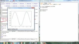 14 Numpy array basics Create and use them Python AE1205