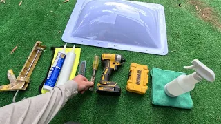 DIY RV Skylight replacement No more leaks