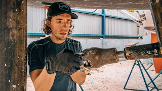 SAILBOAT MAINTENANCE: Replacing the stern seal, cutlass bearing, and aligning the prop shaft.  #74
