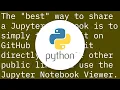 How can I share Jupyter notebooks with non-programmers