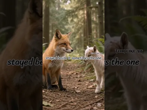 A Fox Found a Lost Baby Goat in the Forest… Then This Happened #shorts