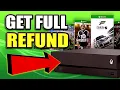 How to REQUEST A FULL REFUND ON XBOX ONE GAMES Best Method