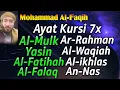 Download Lagu Mohammad Al-Faqih Ayat Kursi 7x Surah Al Mulk Ar Rahman Al Waqiah Yasin Fatihah Ikhlas Falaq An Nas