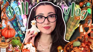 chatty fall vlog 🍂🎃decorating, thrifting, crocheting