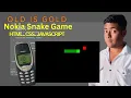 Create Nokia Snake Game Using HTML CSS JavaScript tech Ka Jadu