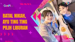 Batal Menikah, Ayu Ting Ting Mengajak Bilqis Liburan ke Amerika Serikat