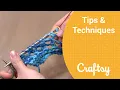A Special Tip for the Left Leaning Mesh in Knitted Lace