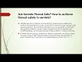 Are Servlet Thread Safe