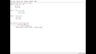 Adding Matrices without Numpy
